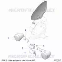 ELETTRICO, TURN SIGNAL, REAR AND TAILLIGHT
