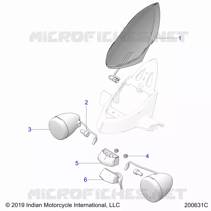 ELETTRICO, TURN SIGNAL, REAR AND TAILLIGHT