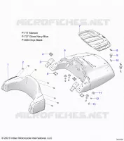 TRONCO LID AND BACKREST ASM.