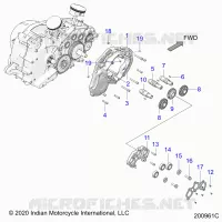 MOTORE, CAM SHAFTS AND GEARS