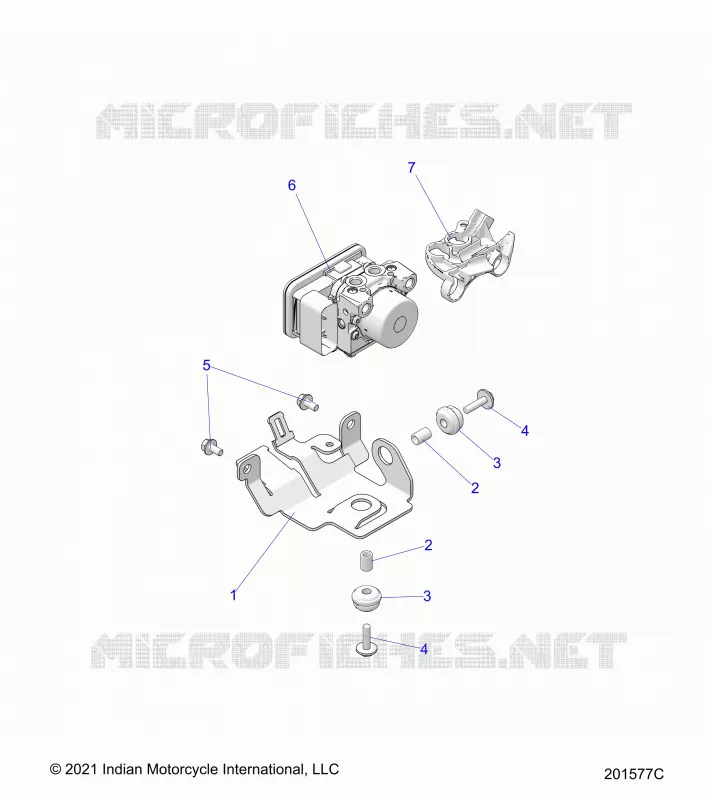 FRENOS, ABS FRENO MODULE MOUNTING