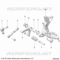 TRASMISSIONE, SHIFT PEDAL AND LINKAGE
