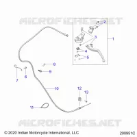 CONTROLS, LEVA FRIZIONE AND CABLE