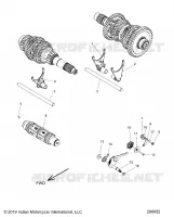 DRIVE TRAIN, FORCHE SHIFT AND DRUM