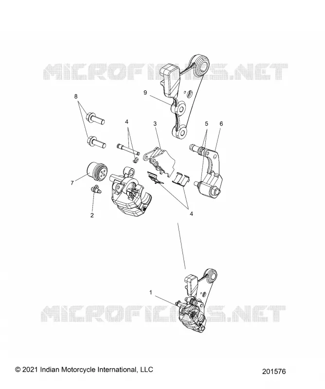 BRAKES, PINZA FRENO POSTERIORE ASM., W/ABS