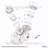 MOTORE, ROCKER COVERS