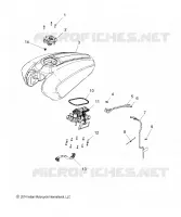 SISTEMA DI ALIMENTAZIONE CARBURANTE, FUEL TANK ASM.