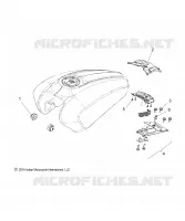 SISTEMA DI ALIMENTAZIONE CARBURANTE, FUEL TANK MOUNTING