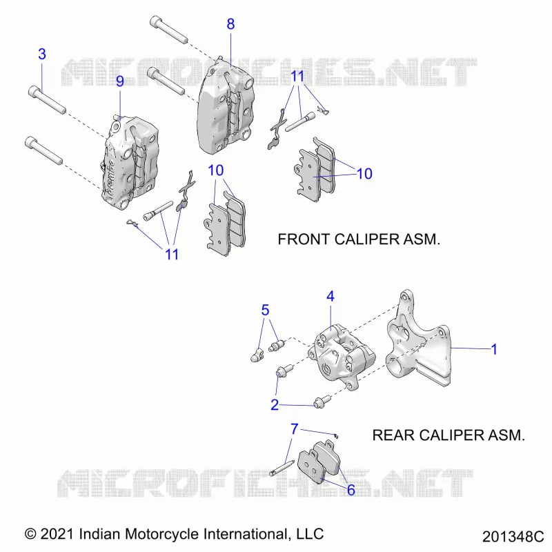 BRAKES, PINZA FRENO ANTERIORE AND REAR