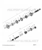 DRIVE TRAIN, INPUT/OUTPUT SHAFT ASM.