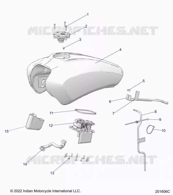 SISTEMA DI ALIMENTAZIONE CARBURANTE, FUEL TANK ASM.
