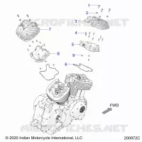 MOTORE, ROCKER COVERS
