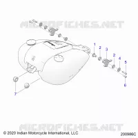 SISTEMA DI ALIMENTAZIONE CARBURANTE, FUEL TANK MOUNTING