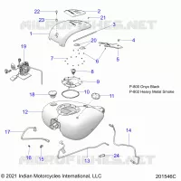 SISTEMA DI ALIMENTAZIONE CARBURANTE, FUEL TANK ASM.