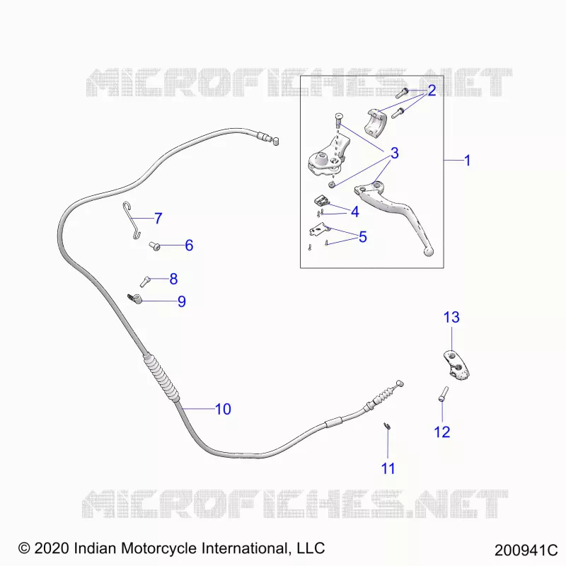 CONTROLS, LEVA FRIZIONE AND CABLE