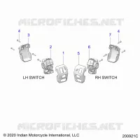 ELETTRICO, SWITCH CONTROLS, LH/RH