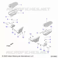 CHASSIS, FLOORBOARD, PASSENGER
