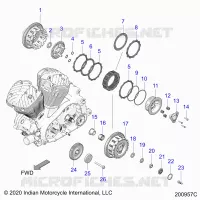 TRASMISSIONE, CLUTCH AND PRIMARY DRIVE