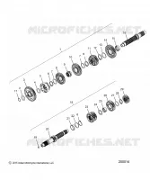 TRASMISSIONE, INPUT/OUTPUT SHAFT ASM.
