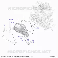 ENGINE, PRIMARY AND COPERCHIO FRIZIONE