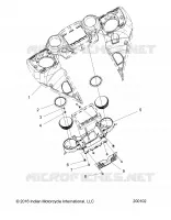 BODY, FAIRING ASM, PANNELLO DEGLI STRUMENTI MNTG.