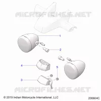 ELETTRICO, TURN SIGNALS, REAR/REAR LIGHTING