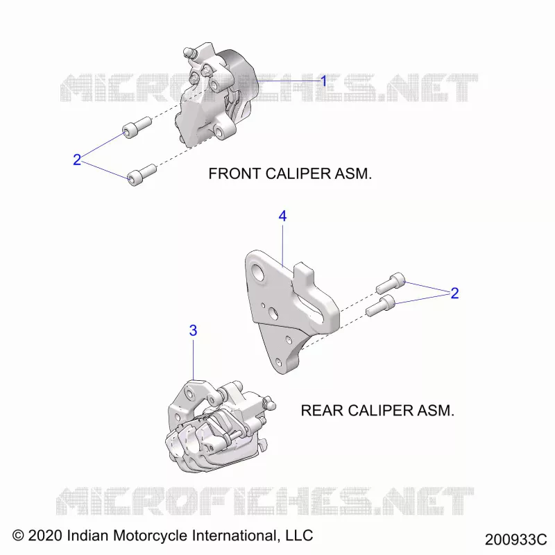 BRAKES, PINZA FRENO ANTERIORE AND REAR