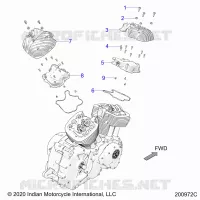 MOTORE, ROCKER COVERS