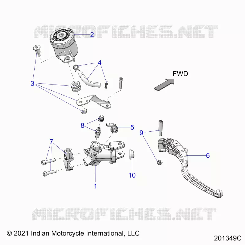 BRAKES, CILINDRO PRINCIPALE, FRONT