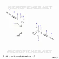 TELAIO, FOOTPEG, PASSENGER