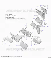 BODY, SIDE/REAR COVERS