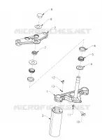FRONT SUSPENSION FORK MOUNTING BRACKETS - N131C/D/V ALL OPTIONS (INDIANFORKBRKT12CC)