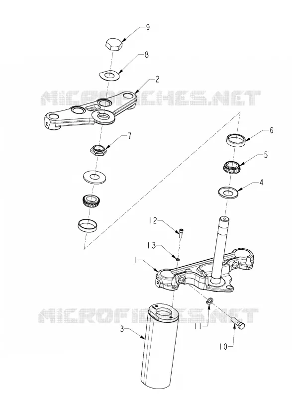 FRONT SUSPENSION FORK MOUNTING BRACKETS - N131C/D/V ALL OPTIONS (INDIANFORKBRKT12CC)