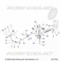 FRENO POSTERIORE ASM., W/ABS