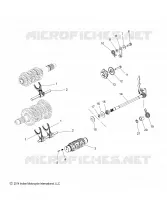 DRIVE TRAIN, FORCHE SHIFT, RATCHET AND DRUM