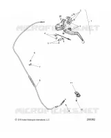 CONTROLS, LEVA FRIZIONE AND CABLE