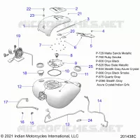 SISTEMA DI ALIMENTAZIONE CARBURANTE, FUEL TANK ASM.