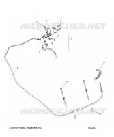 CONTROLS, LEVA FRIZIONE ASM. AND CABLE