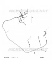 CONTROLS, LEVA FRIZIONE ASM. AND CABLE