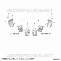 ELETTRICO, SWITCH CONTROLS, LH/RH