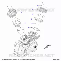 MOTORE, ROCKER COVERS
