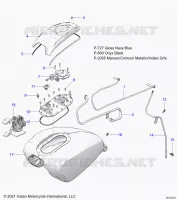 SISTEMA DI ALIMENTAZIONE CARBURANTE, FUEL TANK ASM.