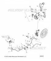 FRENOS, REAR ASM. (NON ABS)