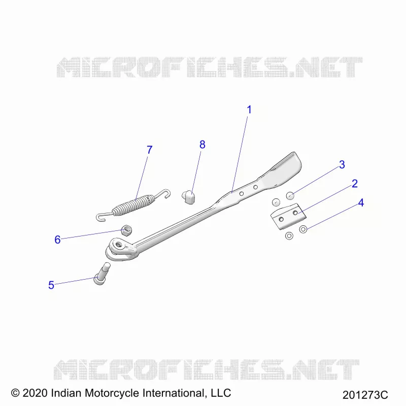 CHASSIS, SIDE STAND