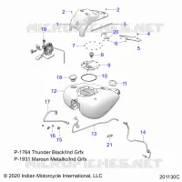 SISTEMA DI ALIMENTAZIONE CARBURANTE, FUEL TANK ASM.