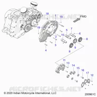 MOTORE, CAM SHAFTS AND GEARS