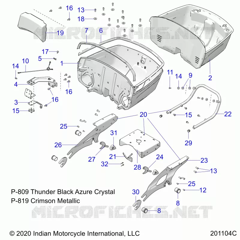 TRONCO BASE MOUNTING ASM.