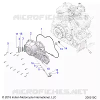 ENGINE, PRIMARY &amp; COPERCHIO FRIZIONE