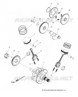 ENGINE, PISTONE &amp; ALBERO MOTORE
