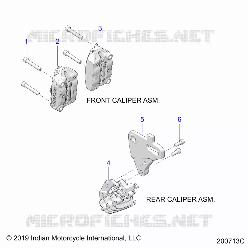 BRAKES, PINZA FRENO ANTERIORE AND REAR